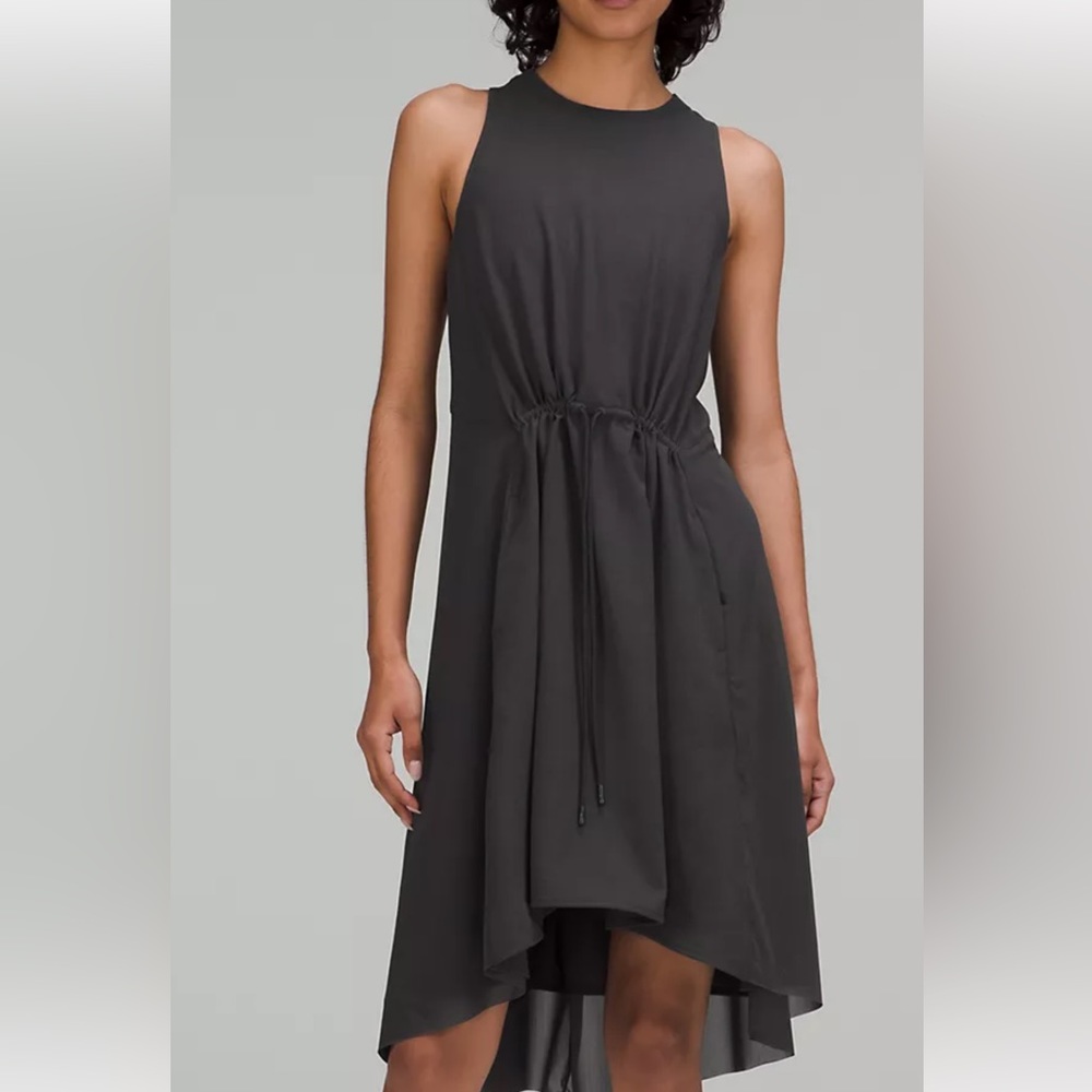 Lululemon Mesh Overlay High Neck Mesh Beach Dress Sz 4